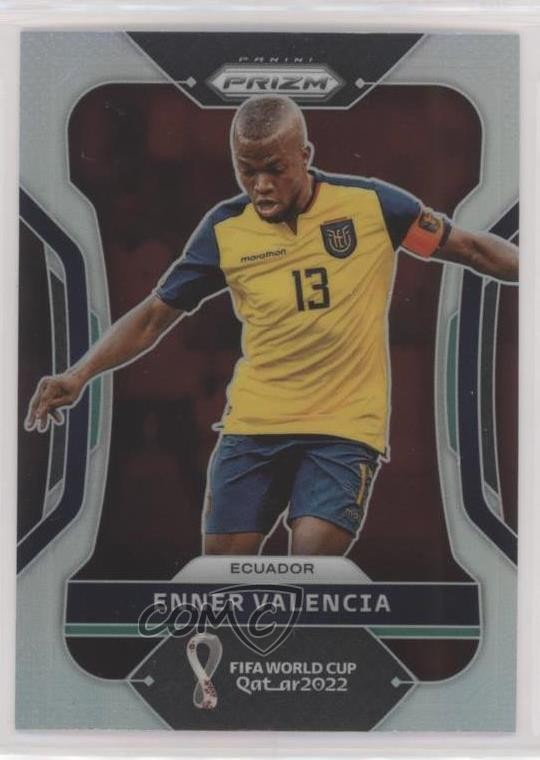 2022 Panini Prizm World Cup Qatar Silver Prizm Enner Valencia #77 0y59