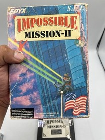 Impossible Mission II SEI Variante Rara Nintendo Nes Con Caja y Probado Aut&eacute;ntico