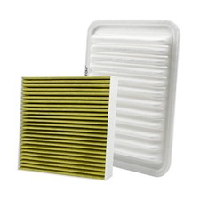 2PCS Cabin Engine Air Filter Kit Fits for 2009-2019 Corolla, 2017-2018 Coroll...