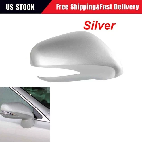 Silver Right Side Rearview Mirror Cover Replace For Lexus ES350 2010-2012
