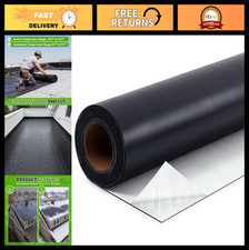 Self-Adhesive EPDM Rubber Roofing Membrane 19.6" x 10ft, Waterproof Underlayment