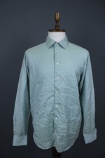 Eton Light Blue Contemporary Long Sleeve Button Down Dress Shirt Size 45 / 17.75