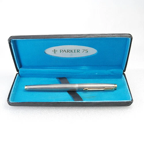 Parker Gold, 14K Nib Sterling Silver Collectible Fountain Pens for