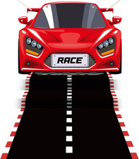 Race Car Birthday Party Decorations Hot Car Party Backdrop Racing Themed Photo B