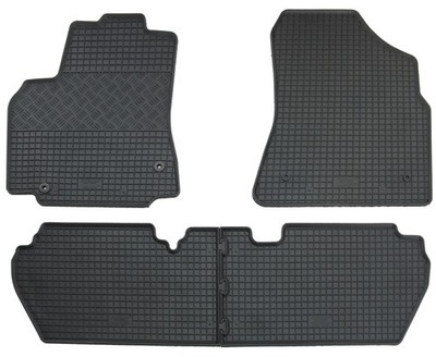 Gummifußmatten für Citroen Berlingo Peugeot Partner 2008- Gummimatten Fußmatten
