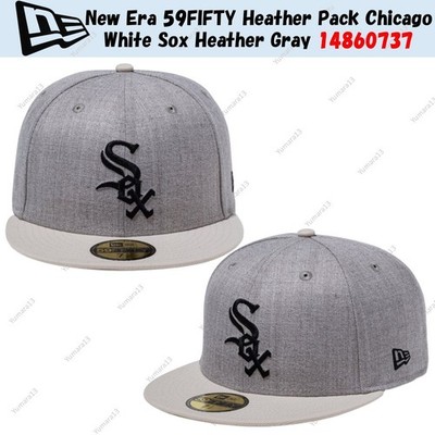 New Era 59FIFTY Heather Pack Chicago White Sox Heather Gray 14860737