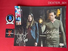 Jennifer Carpenter Michael C. Hall dual signed Dexter 11x14 photo Beckett COA