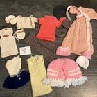Vintage Barbie & Friends Hand Knit / Crochet Outfits Lot - Collection 3