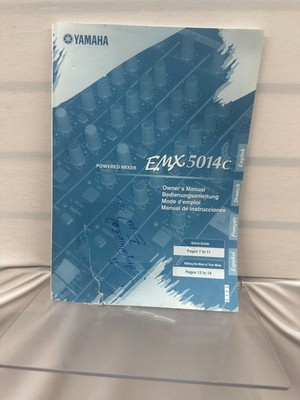 Yamaha EMX 5014c powered mixer owners manual