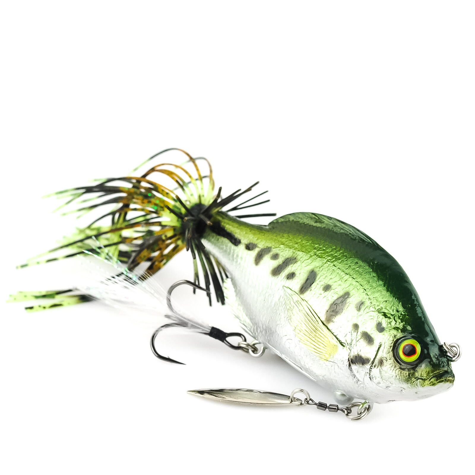TH TACKLE Little Zoe Slow Sinking Bluegill Swimbait Lure 81mm - LARGEMOUTH BASS - Image 9