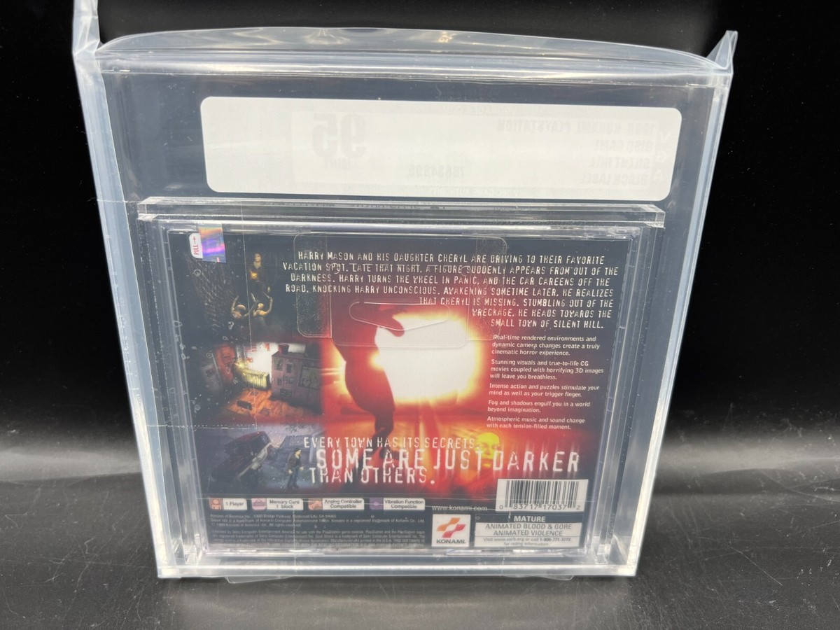 Silent Hill BLACK LABEL Sony PS1 VGA 95 FACTORY SEALED GEM MINT
