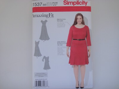 green emerald velvet dress Simplicity 1537 Women's and Plus Size Amazing Fit Dress  Lullabee Fabrics