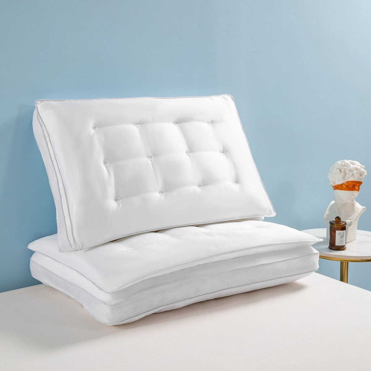 Silk filled clearance pillows