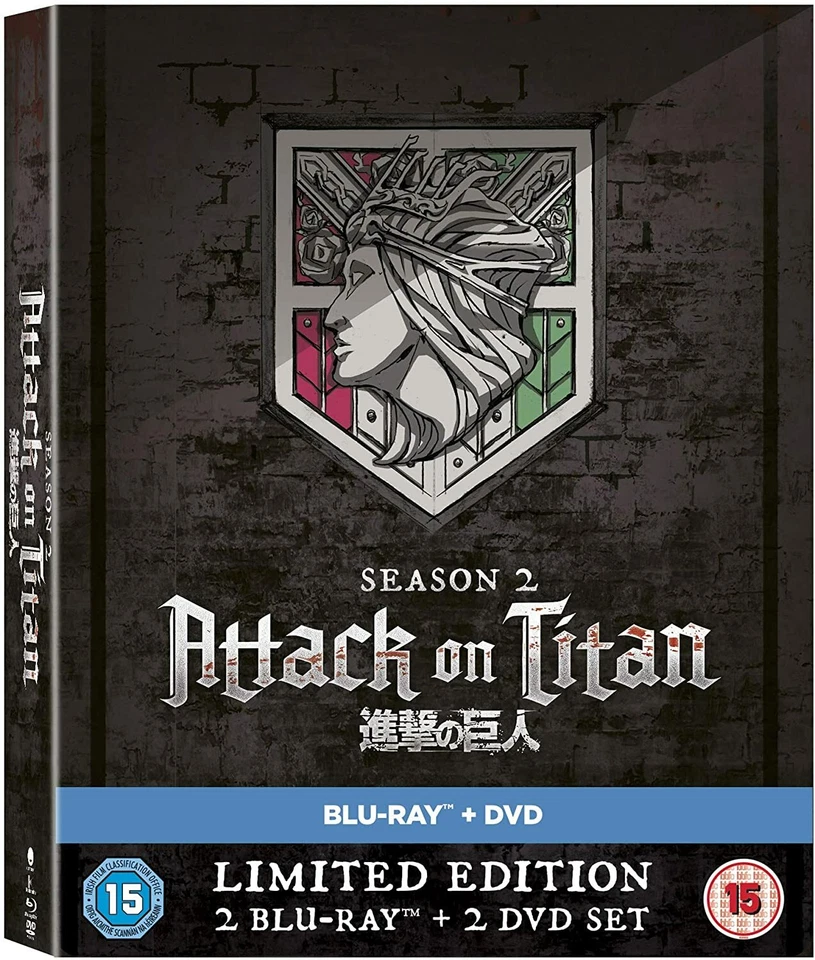 ATTACK ON TITAN SEASON 2 BLU RAY NEW SEALED LIMITED COLLECTORS EDITION - Image 3 of 4