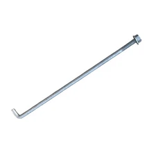 Sandbaggy 1/2" x 16" Threaded Concrete Anchor L-Bolts - Hot Dipped Galvanized