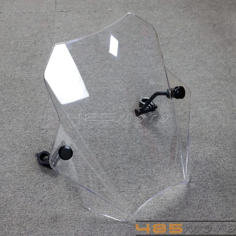 Parabrisas universal de 7/8"" 22 mm para motocicleta Harley Honda Yamaha Suzuki Foto 4 de 4