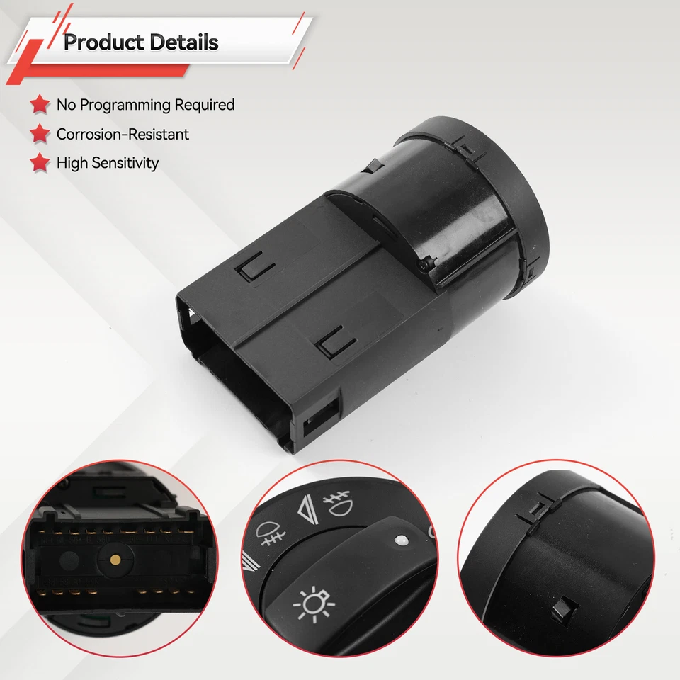 LICHTSCHALTER HAUPTLICHT SCHALTER FÜR AUDI A4 8E B7 B6 2000-2007 8E0941531 - Bild 4 von 4