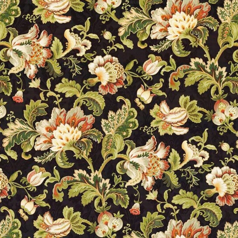 Tela almohada de costura para cortinas decoración del hogar Mill Creek CEREMONICA PEDERNAL FLORAL POR Foto 2 de 4