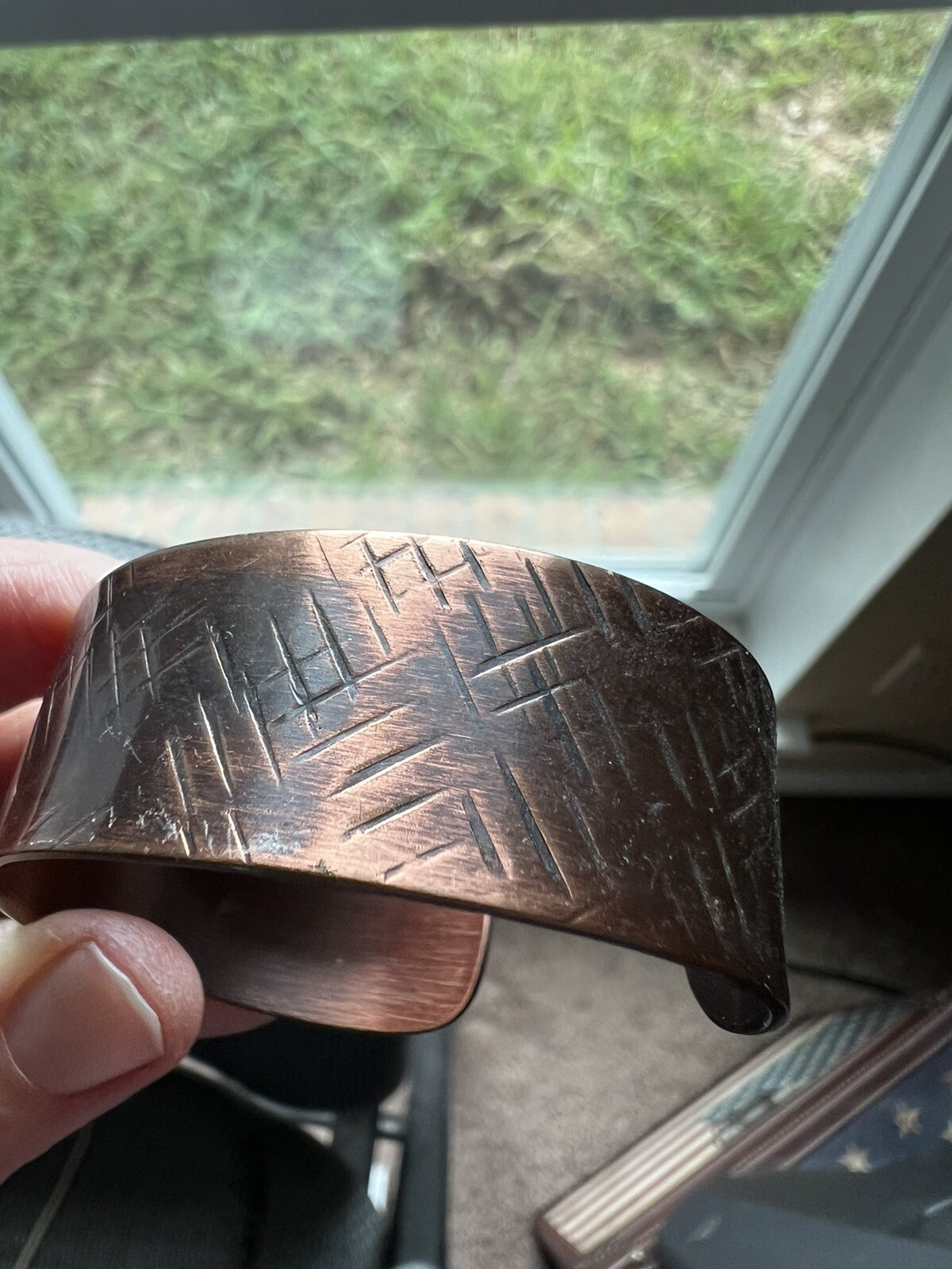 J. Marie Solid Copper Cuff Bracelet - image 7