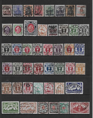 DANZIG    ONE PAGE - VARIOUS USED ISSUES     1920 - 1923   (A)