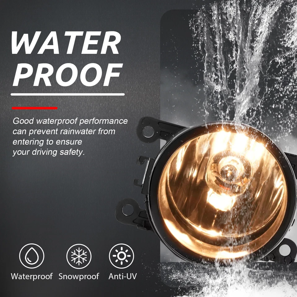 Pair For 2006-2017 Ford Mustang Fog Light Driving Lamp w/Light Bulbs Clear Lens - Изображение 2 из 4