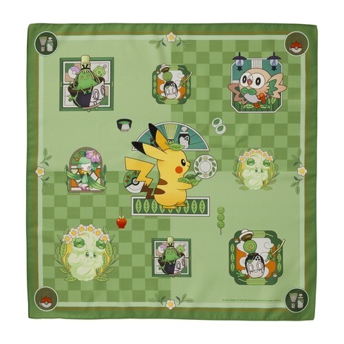 Pokemon Center Original Cafe Chadesu Furoshiki Handkerchief