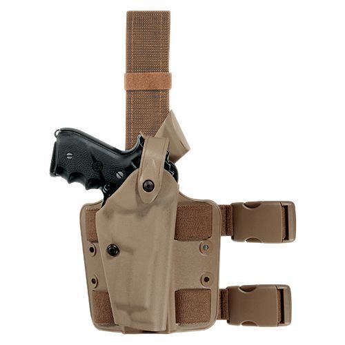 Safariland 6520 Holster For Taser X26 - Level II Retention SLS Hood, Adjustable Belt Clip, STX Basketweave Black