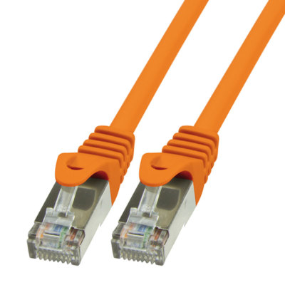 1,5m CAT.6 Patchkabel Netzwerkkabel SFTP orange LAN Ethernet DSL RJ45 Kabel 