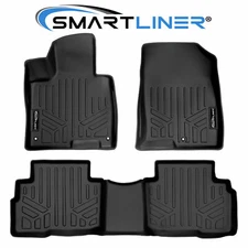 SMARTLINER Custom Fit Floor Mats 2 Row Liner Set 2023-2025 Kia Sportage Hybrid