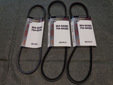 MTD 954-0346 drive belt / 954-0430B auger belt x2 combo OEM snow blower 754-0430
