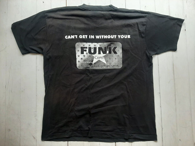 BOOTSY COLLINS Funk Card Vintage 80s 90s Black T Shirt XL BOOTSY COLLINS Funk Card Vintage 80s 90s Black T Shirt XL
