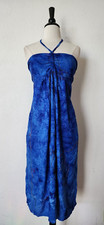 Urban Outfitters Dress New Size Small Blue Tie Dye Boho Embroider Beach Hippy