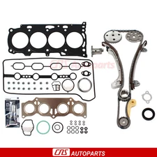 Head Gasket Set Timing Chain Kit w/ VVT-i Fits 01-06 Toyota Camry 2.4L L4 2AZFE