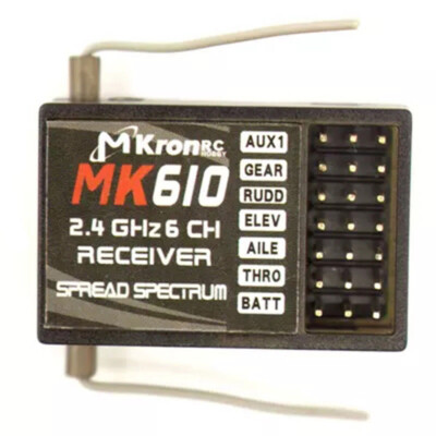 2.4Ghz 6-Channel MK610 Receiver For Spektrum Dx5e Dx6i Dx7 AR6100 Transmitter