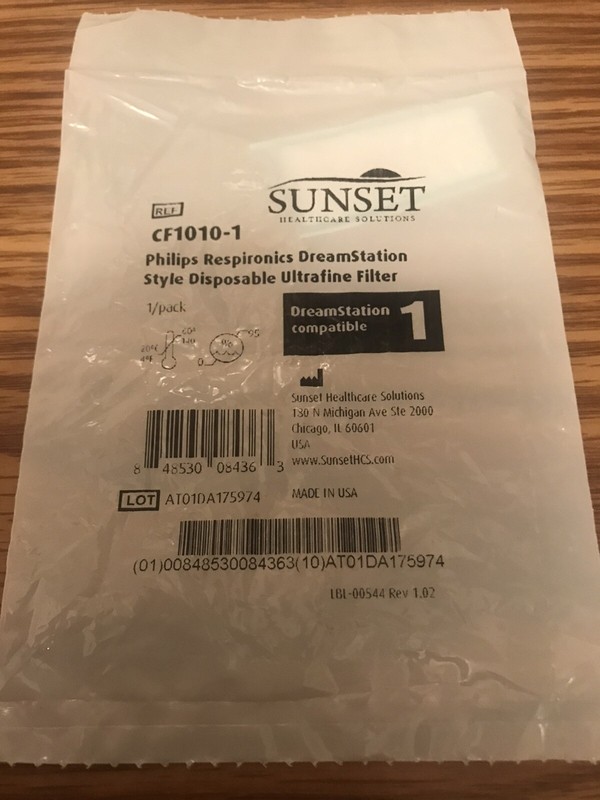 Lot of 6 Ultrafine Filter for a  Respironics Dreamstation ! NEW Sealed CF1010-1