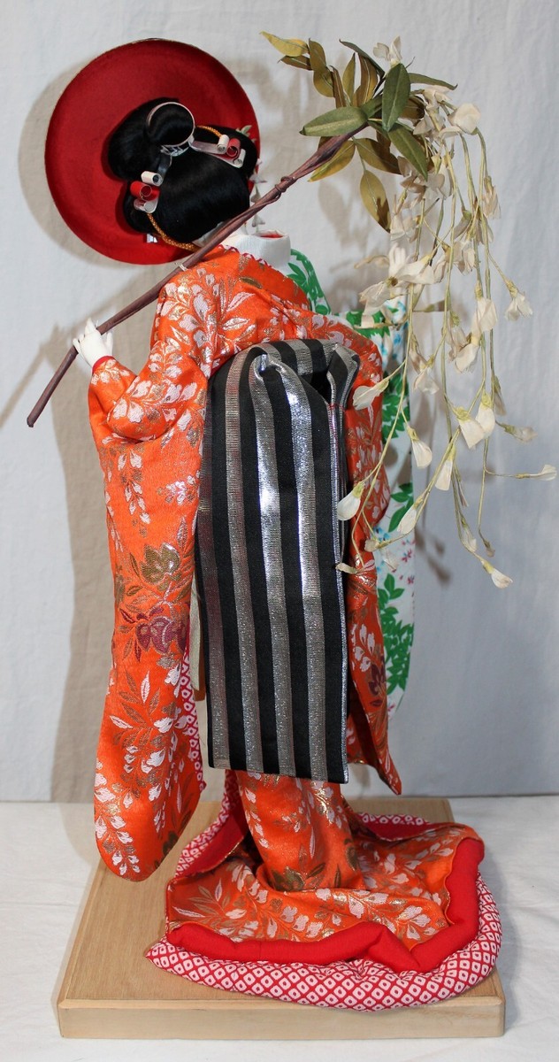 Vintage Handmade Geisha Japanese 21”Doll in 29