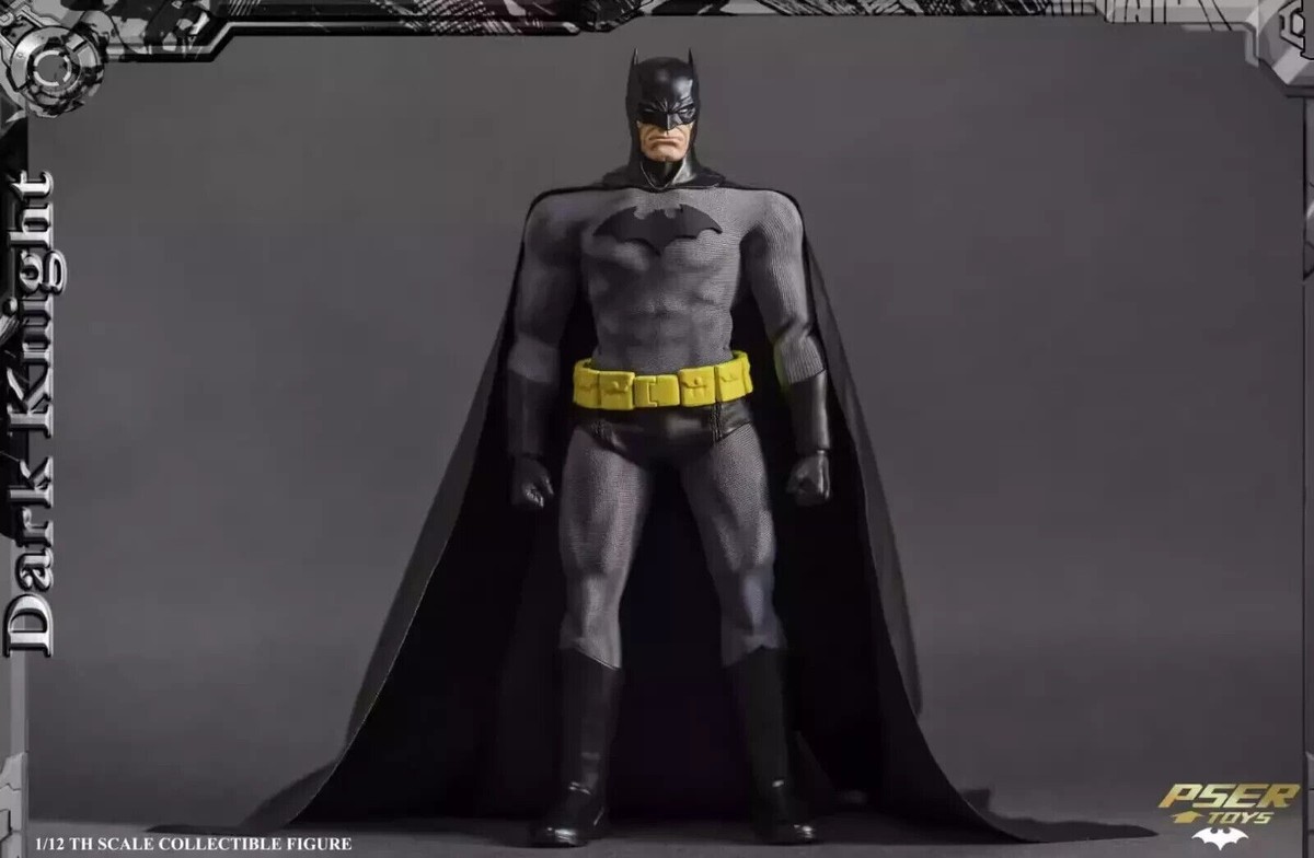 New PSERTOYS 1/12 Scale 6'' Batman PSER-B002 Action Figure