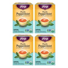 Yogi Organic Peppermint Tea Bags 64 Count Vegan Digestive Support Tea