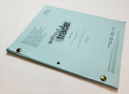 WITHOUT A TRACE / Byron Balasco 2007 TV Script, Poppy Montgomery "Lost Boy" - Picture 2 of 12