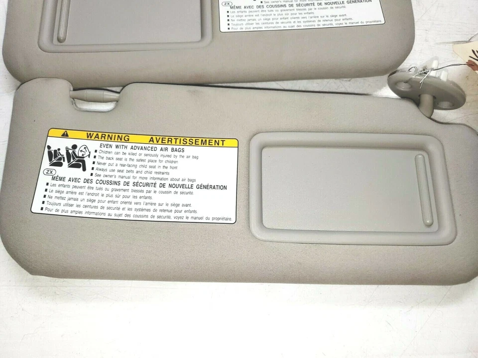 2016 LEXUS IS300 SUN VISORS SCREENS SHADES PAIR DRIVER & PASSENGER Y1410 Foto 4 de 4