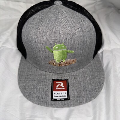 Android Nougat (OS 7.0) Trucker/Baseball Hat/Cap - Rare. New