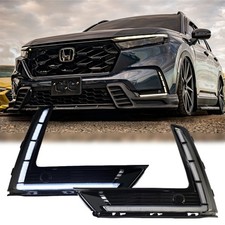 LED Daytime Running Light For Honda CR-V 2023-2026 DRL w/ Turn Signal Fog Light