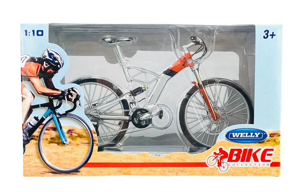 BICYCLE AUDI DESIGN CROSS PRO SILVER 1:10 DIE CAST MODEL NEW IN BOX 62570 - Image 4 of 4