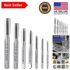 Durable 7pcs Left Hand Thread Tap Set - High-Quality Metric Tool for Precision