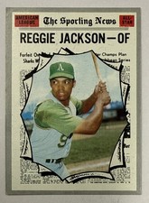 1970 Topps #459 / HOF Reggie Jackson All-Star / Beauty of a Card