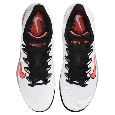 Size 10.5 - Nike Vapor 12 White/Wolf Grey/Hot Lava for sale online