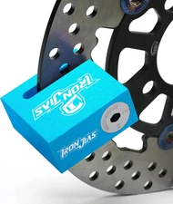 Candado Disco Moto Antirrobo Impermeable Cable Recordatorio 2 Llaves Sin Alarma