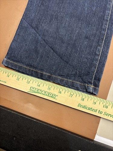 L.E.I. LEI Ashley Low Rise Slim Boot SZ 13 Y2K Jeans Dark Wash Blue NWOT - Picture 6 of 8