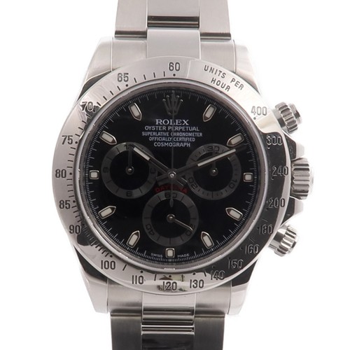 ROLEX Daytona 116520 Automatic Watch Stainless Steel Black