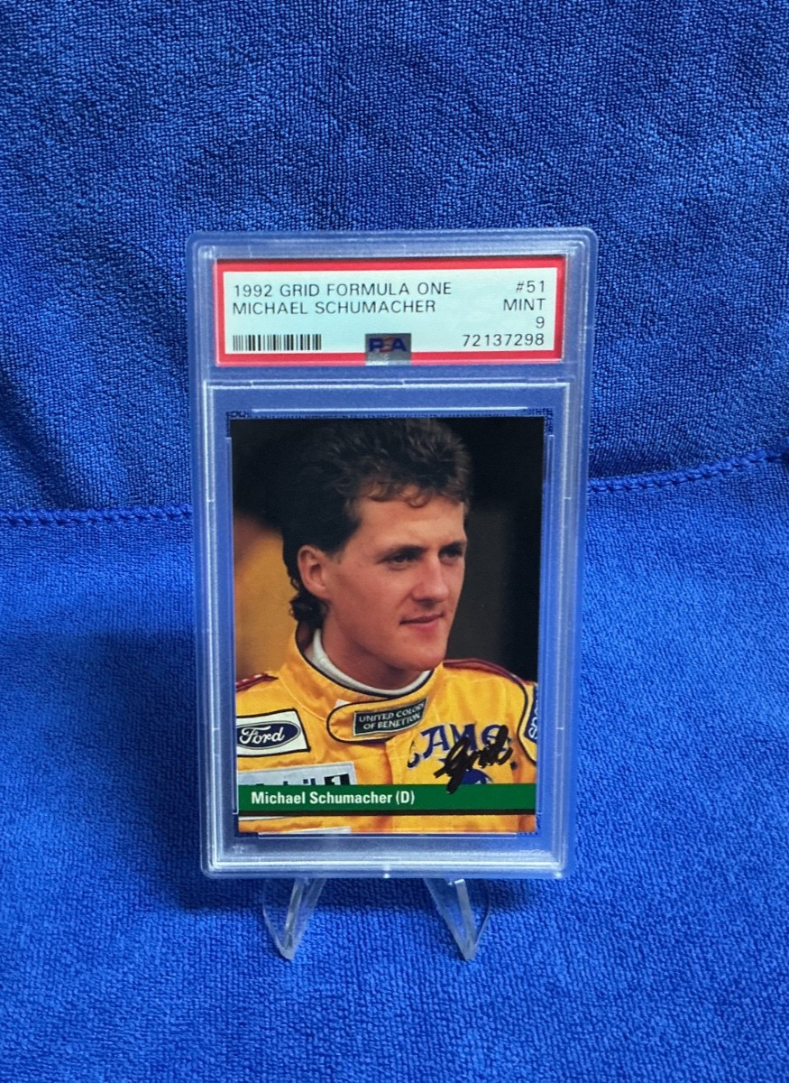 1992 GRID FORMULA ONE #51 MICHAEL SCHUMACHER -  PSA 9 ( MINT)